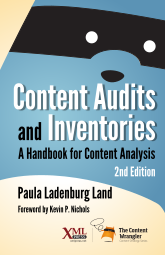 Cover of Content Audits and Inventories, 2nd edition, linked to book page